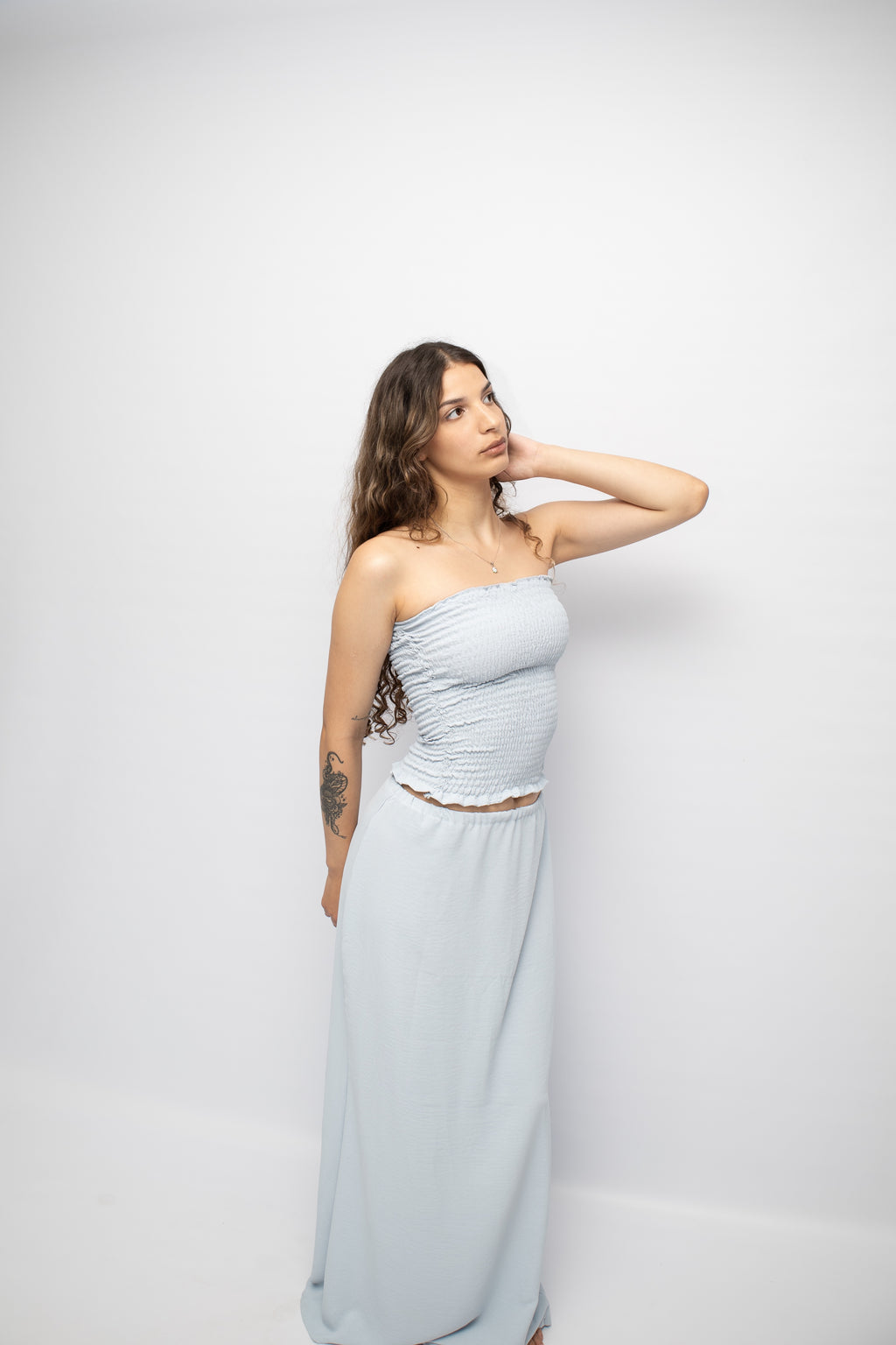 Dusty blue co-ord [skirt]
