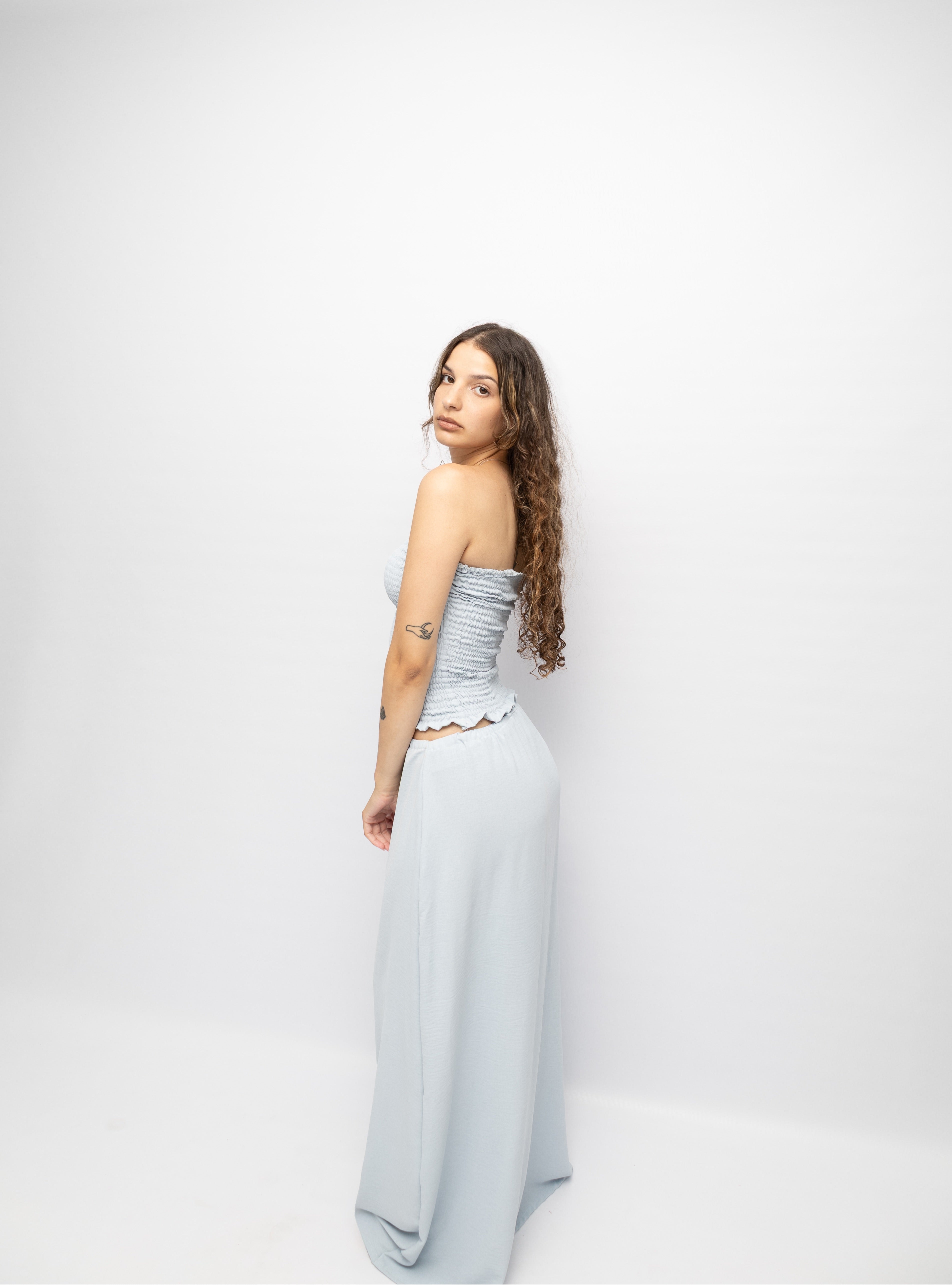 Dusty blue co-ord [skirt]