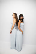 Dusty blue dress