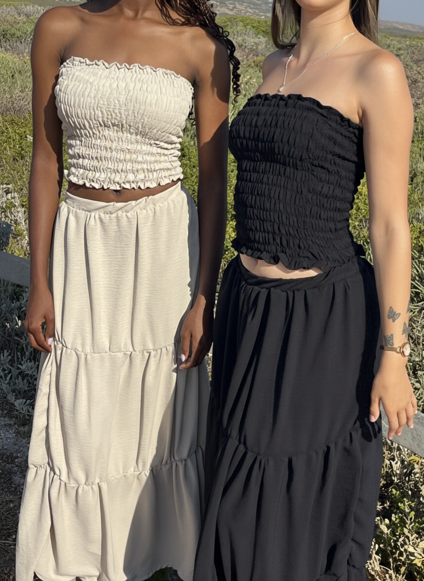 shirred tops