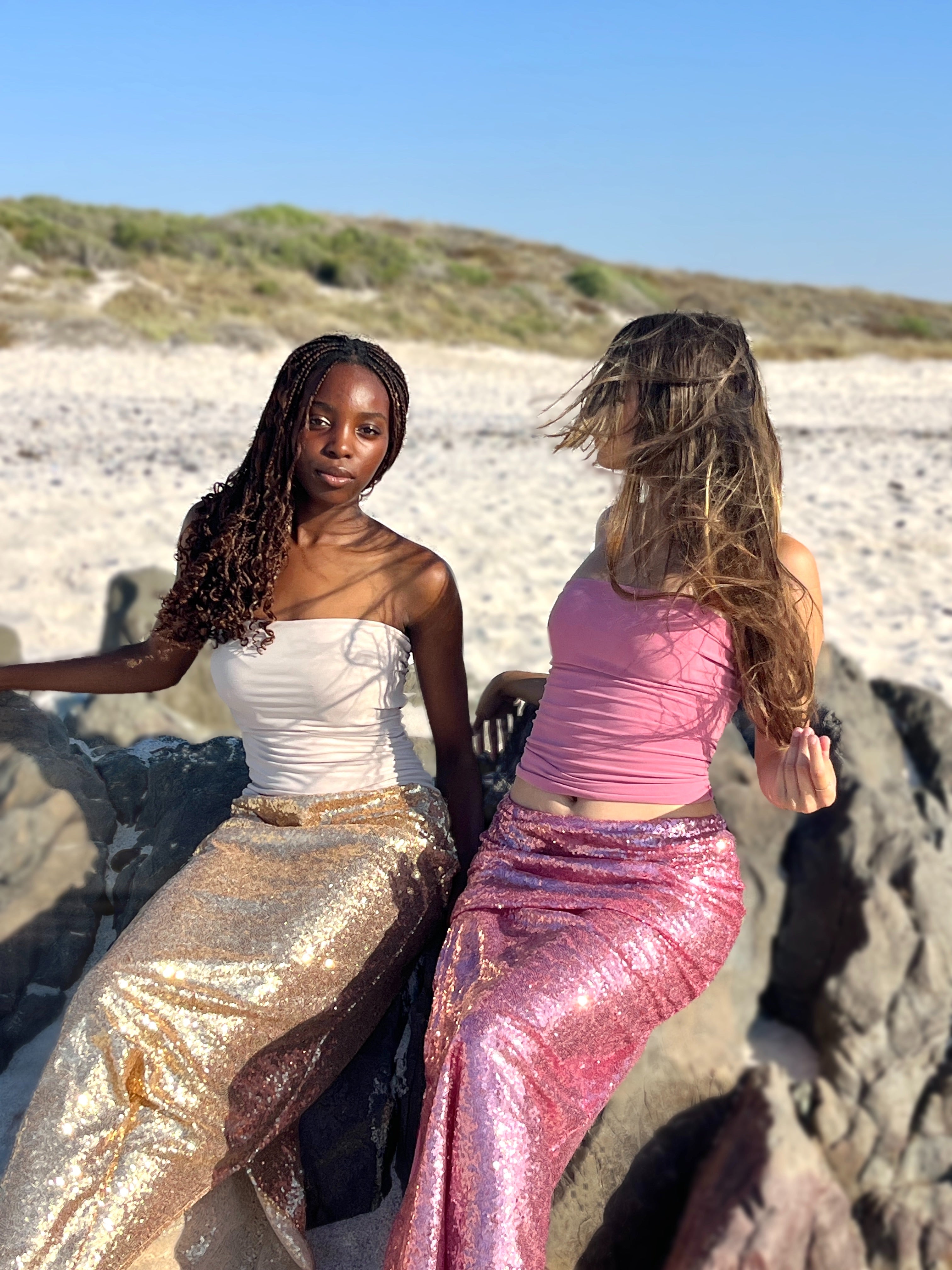 doubled-lined boob tube top